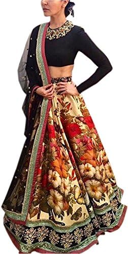 Lehenga Salwar New Anarkali Style For Party,Wedding or Festival Wear Embroidery Salwar Suit/Gown (Multi Color _Free Size)-35