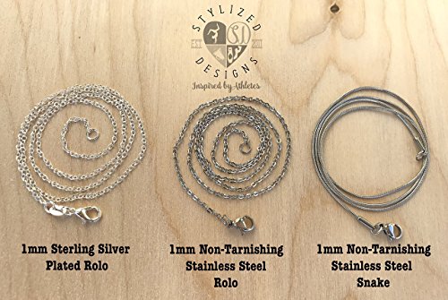 image for Stylized Designs Majorette Necklace, Majorette Jewelry, Baton Necklace