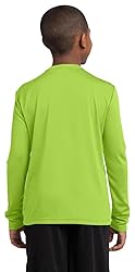 Long Sleeve Tee (YST350LS) Deep Orange, XS