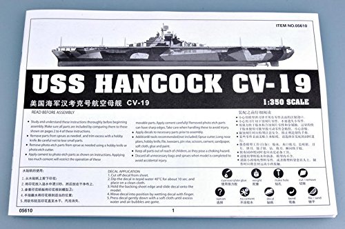 トランペッター 1/350 米海軍 空母 CV-19 ハンコック プラモデル[並行輸入品]