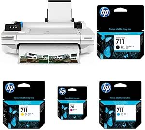 Amazon.com: Impresora inalámbrica compacta HP DesignJet T100 de gran  formato - 24\