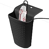 ZAXOP Flat Iron/Curling Iron/Hair Straightene/Hot Hair Tools Holder, Silicone Heat Resistant Mat Pouch Organizer.(Black)