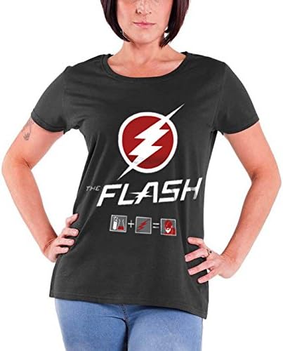 The Flash TV Series T Shirt The Flash Riddle new Official Womens Junior Fit Grey Apparel