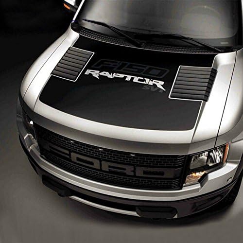 Sport Matte Black Auto Front Hood Engine Part Sticker Graphics Vinyl Decal for Ford F150 Raptor SVT 2009 2010 2011 2012 2013 2014