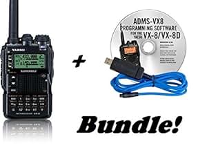 Yaesu VX-8DR Handheld Radio & Yaesu ADMS-VX8 Programming Software and