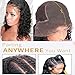 MGHNEED Curly Lace Front Human Hair Wigs With Baby Hair Pre Plucked Short Bob Wigs For Black Women Brazilian Remy Bleached Knots Glueless 13x6 150% Density (lace front wig 150% density, 12 inches)