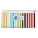 Planet Wise Zipper Snack Bag, Earth Stripes
