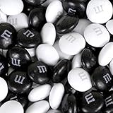 M&M's Black & White Milk Chocolate Candy 5LB Bag