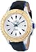 Invicta Men's 12615 Pro Diver Stainless Steel Watch With Black/Blue Leather Strap
