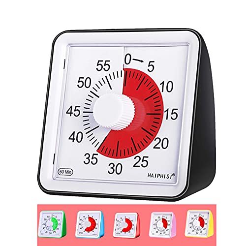 Visual Timer for Kids, Classroom Countdown Timer,60 Minute Analog