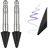Slim Pen 2 Tips (2 Pack) Replacement fits for Surface Slim Pen 2, Real-Time Sensitivity Replacement nibs fits for Surface Pro 8/Surface Pro X/Surface Laptop Studio/Surface Duo 2 Table Pen