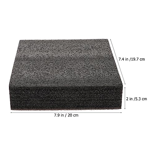 VILLCASE 3pcs Felting Board Foam High Dense, Needle Felting Pad, Work Black Rectangle Felt Mat Sewing Wool Tool for Diy Hand Craft Poking Knitting Projects 7x7 inches