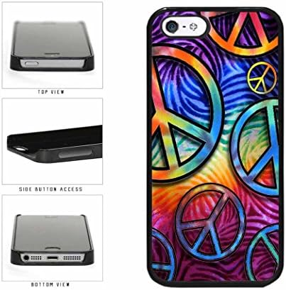 Peace And Tie Dye Plastic Phone Case Back Cover Apple iPhone 5 5s