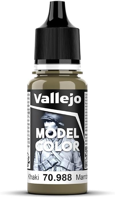 Vallejo Model Color Khaki Green 18 ml Self-Leveling Acrylic Paint