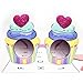 OULII Ice Cream Cake Sunglasses Costume Glasses Props Funny Novelty Party Favors