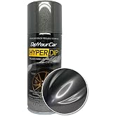 DipYourCar HyperDip Stealth Grey &ndash; 11 oz Aerosol Can | Premium Removable Rubber Coating | Smooth Matte Finish, Easy Peel, Protects Wheels, Trim, &amp; Accessories11oz STEALTH GREY GLOSS