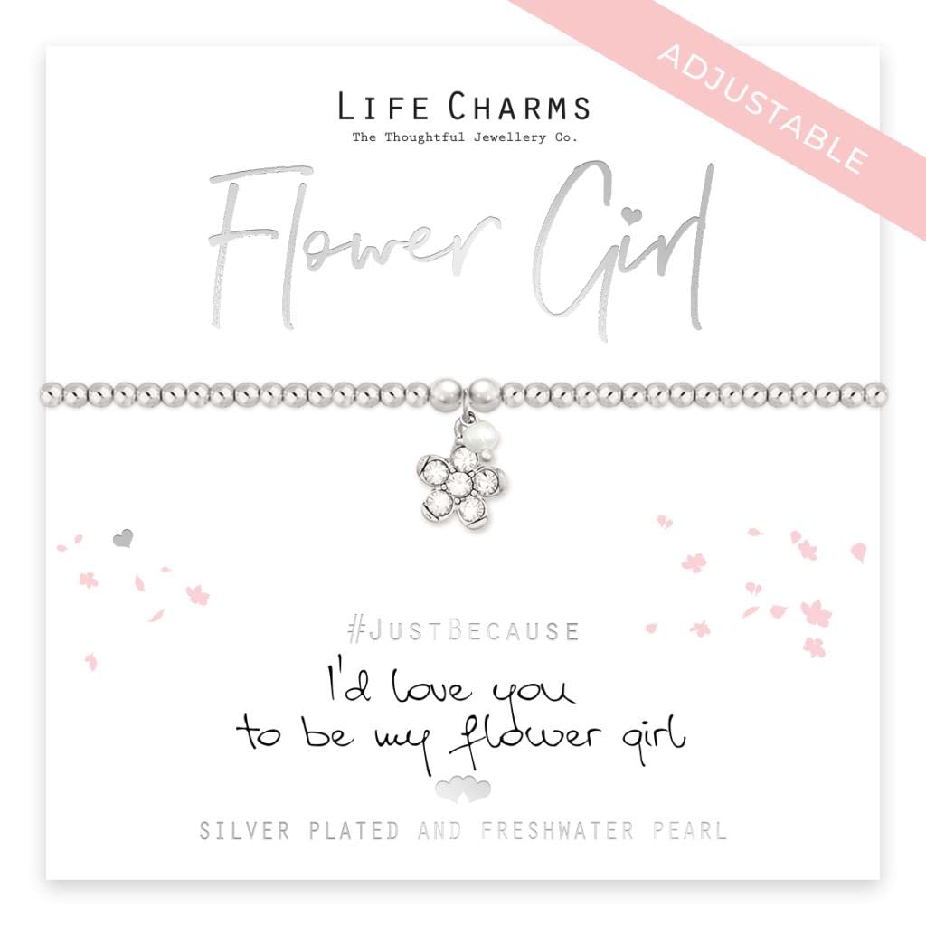 Life Charms Will You Be My Flower Girl Bracelet