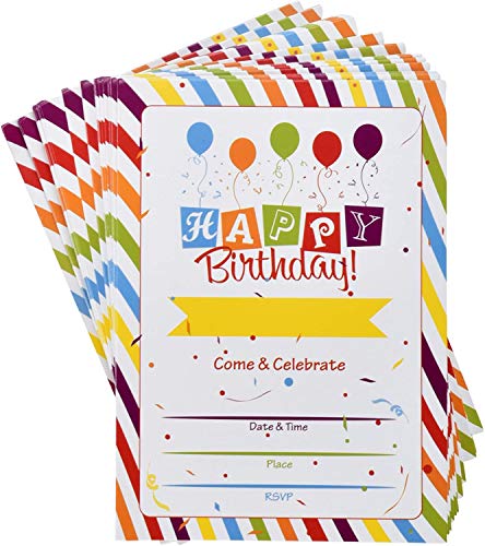 Tarjetas De Confeti - Fiesta Big Time