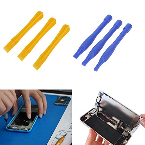 8 Types Set of Tool Mobile Phone Repair Kit Cell Phone Maintenance Suction Cup Screwdriver Set Screen Disassembly Opening Tool Red, Silver Tone
