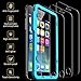 SmartDevil Screen Protector for iPhone SE 8 7 6 6S, [3 Pack][9H Hardness][Scrach Proof][Anti-Fingerprint][Touch Sensitivity] 2.5D Edge Tempered Glass Screen Protector for Apple SE/8/7/6/6S (4.7 inch)