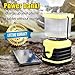 Blazin Rechargeable Solar Camping Lantern | 600 Lumen USB Solar Camp Lantern | Emergency Power Bank Phone Charger | Storm, Power Outage Lanterns