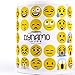 DYNAMO MUGS -Magical Emoji Revealing Coffee Mug -Reveal your Favorite Emojis by Pouring Hot Coffee/Tea in your Color Changing Heat Sensitive Magical Coffee Mug -Perfect Gift for any Occasion -11 Ounce