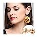 African Wooden Earrings for Women Big Statement Circle Beautiful Earrings