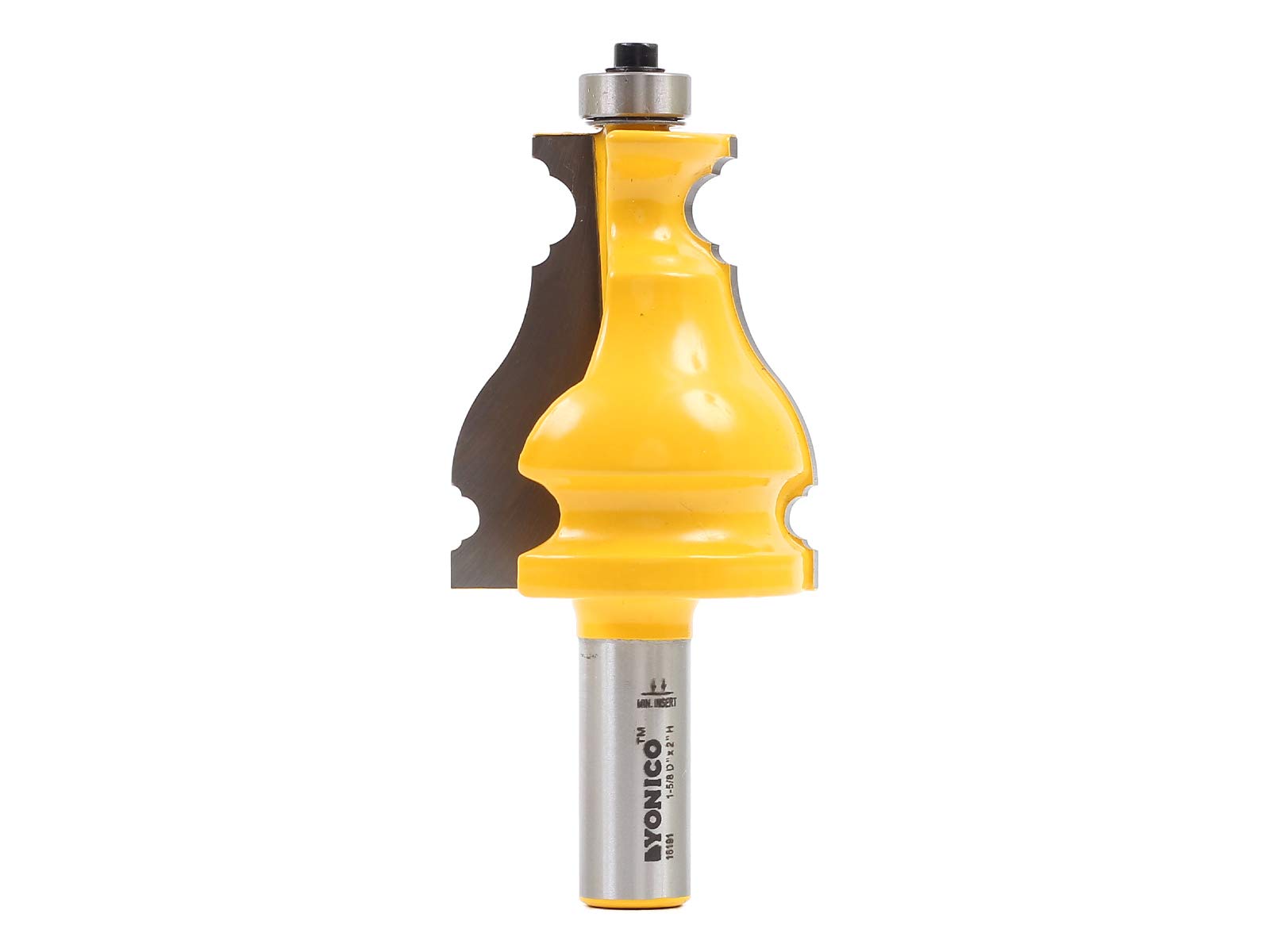 Yonico 16191 Medium Elegant Picture Frame Molding Router Bit 1/2-Inch Shank