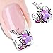 Nail Art Sticker Water Transfer Stickers Flower Decals Tips Decoration
