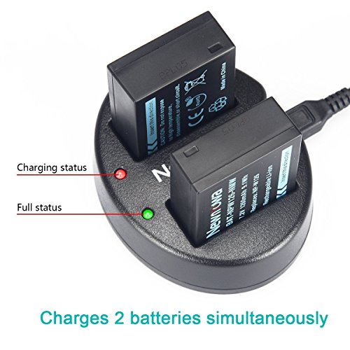 Newmowa Double USB Chargeur + 2 Remplacement Batteries NP-W126 pour Fujifilm NP-W126 NP-W126S Fuji FinePix HS30EXR, HS33EXR, HS50EXR, X-A1, X-E1, X-E2, X-M1, X-Pro1,X-T1,X-T2,X-H1 - Image 4