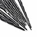 MARIAHANAN 10pcs makeup brush set rainbow face & eye Diamond professional make up brush kit tools Black Red