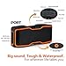 Port Wireless Waterproof Bluetooth Stereo Speaker for Thumbing Bass&Powerful 20W Sound|Durable & Portable for Underwater/Outdoor Adventures,Pair Up with iPhone, Android Cell Phone,iPad, iPod, Echo Dot