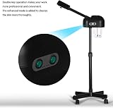 Black Facial Steamer Hot Mist Ozone For Blackhead Extraction Skin Rejuvenation view 3