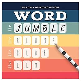 2019 Daily Word Jumble Desk Calendar, by TF Publishing 2019 Daily Word Jumble Desk Calendar, by TF Publishing