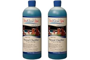 SeaKlear Sea Klear SKSBQ-02 Chitosan clarifier for Spas and Hot Tubs (2 Pack), 1 quart