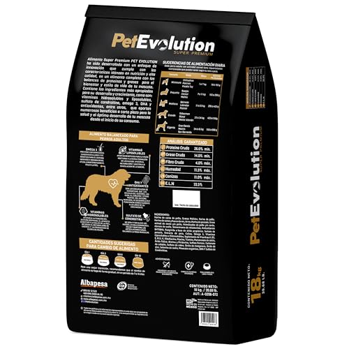 PETEVOLUTION SUPER PREMIUM Alimento Super Premium para Perro 18KG