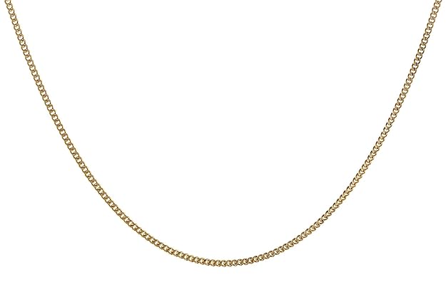 trendor Halskette 333 Gold Flachpanzer Breite 0,8 mm 72436