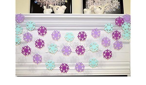 Amazon Com Frozen Snowflake Frozen Theme Birthday Decorations