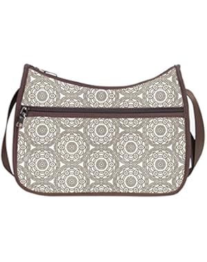 JIUDUIDODO Oxford Fabric Custom Cool Aztecs Cross Body Handbags Casual Bags (Twin Sides)