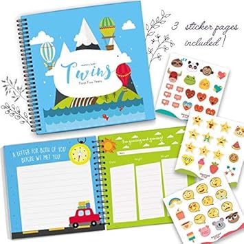 twin baby memory book