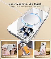 Waldeng for iPhone 15 Pro Case with Integrated