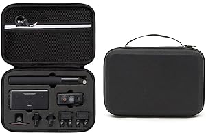 Action 4 Case, Portable Travel Bag Carrying Case for DJI Action 4 and Accessories Storage, Camera Protection Organizer Cover 