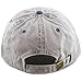 The Hat Depot 100% Cotton Pigment Dyed Low Profile Dad Hat Six Panel Cap (2. Gray/Navy)