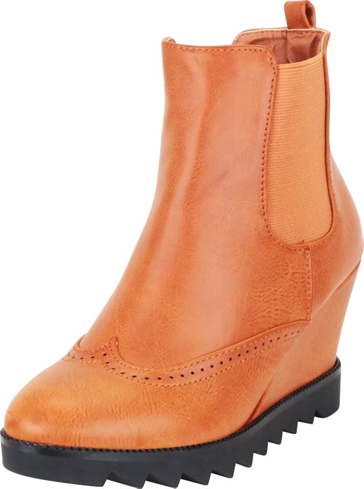 wedge sole chelsea boots