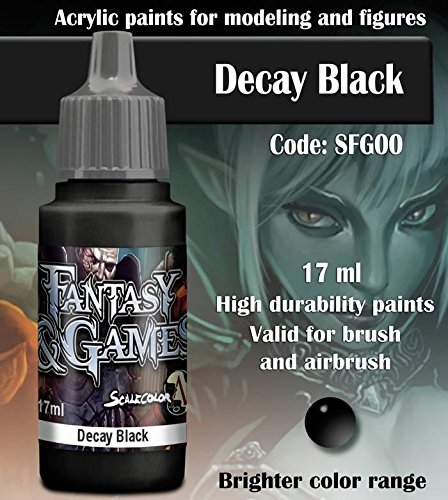 Scale 75 Fantasy and Games Decay Black 17ml