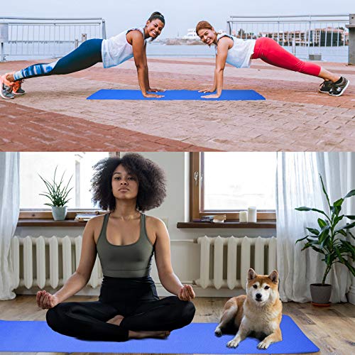 L-LONGANCHANG-Yogamatte-TPE-Yoga-Matte-Gymnastikmatte-Sportmatte-Fitnessmatte-rutschfest-Turnmatte-fuer-Naturkautschuk-Yoga-Pilates-Fitness-mit-Yoga-Handtuch-und-Tragetasche-183-x-61-x-06CM
