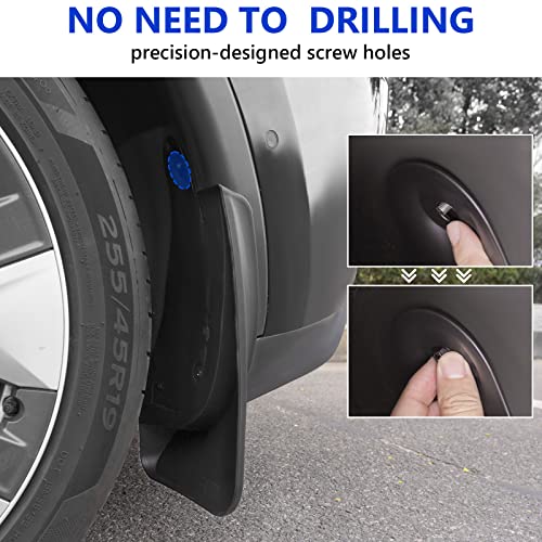 powoq Fit 20202022 Tesla Model Y Mud Flaps Splash Guards Fender Flares