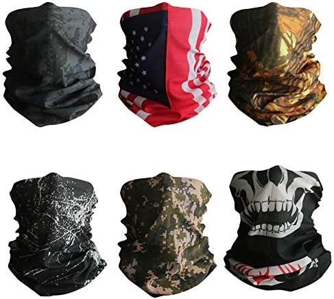 Vceoa 12-in-1 Headband - UPF 30 Versatile Sports & Casual Headwear - Wear as a Bandana, Neck Gaiter, Balaclava, Helmet Liner. Moisture Wicking Microfiber for Running, Yoga, Hiking & Travel