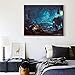 MaxFox Halloween 5D Diamond Painting DIY Rhinestone Embroidery Cross Stitch for Home Living Room Decoration (E)