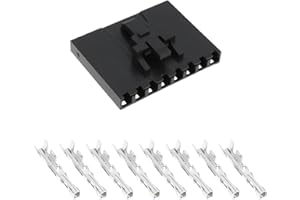 ECSiNG 8-Pin Marine Radar Plug Kit Compatible with Pathfinder R126 RD218 with Crimps